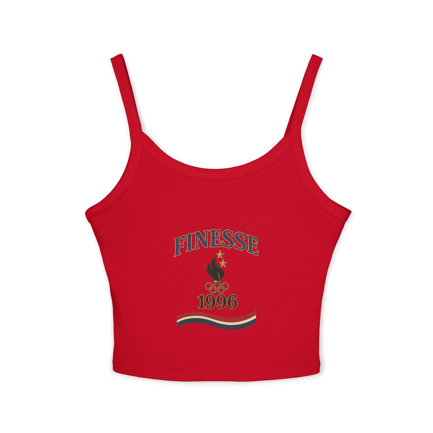 Serve 2 Survive® Finesse Olympics 1996 Spaghetti Strap Tank – Bella+Canvas 1012
