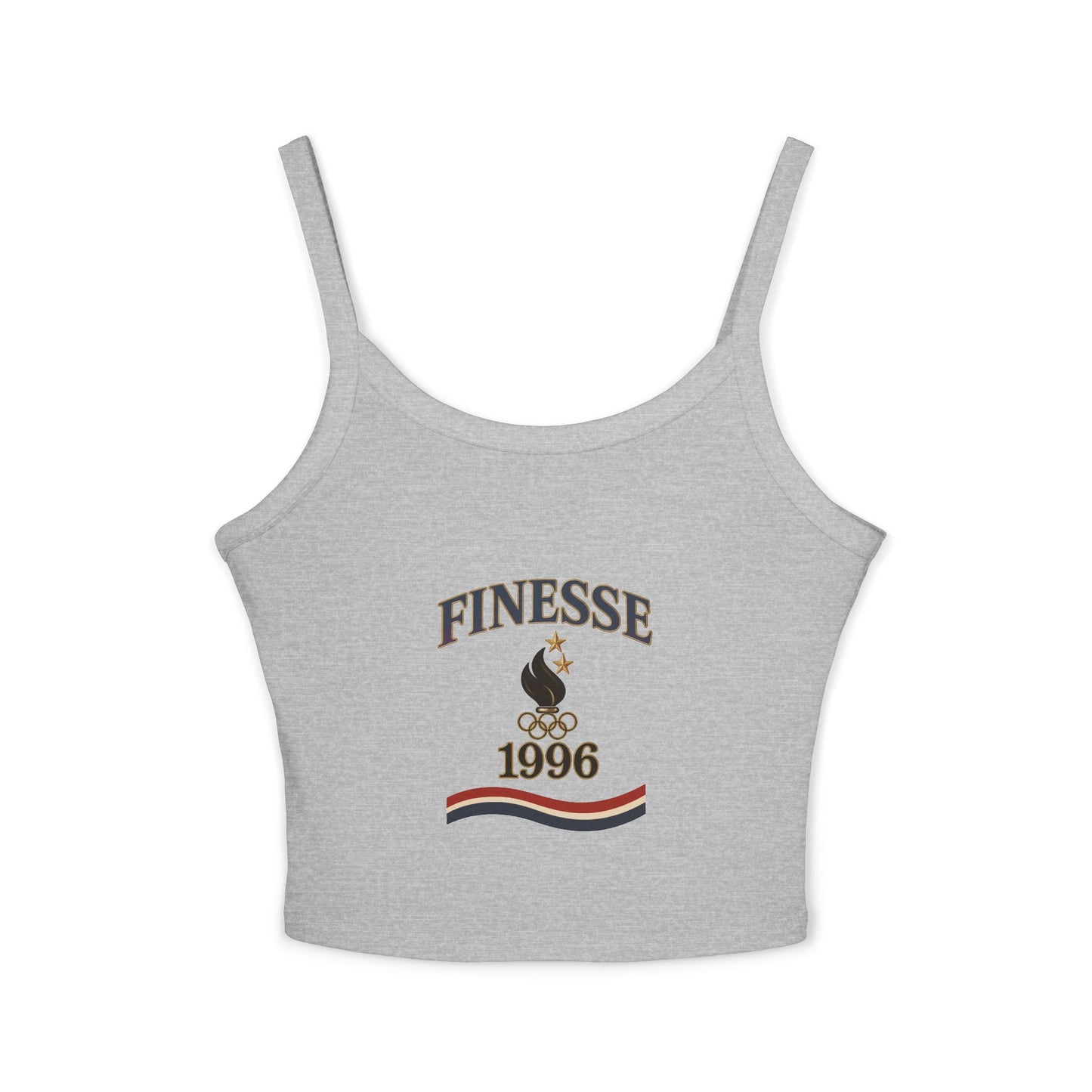 Serve 2 Survive® Finesse Olympics 1996 Spaghetti Strap Tank – Bella+Canvas 1012