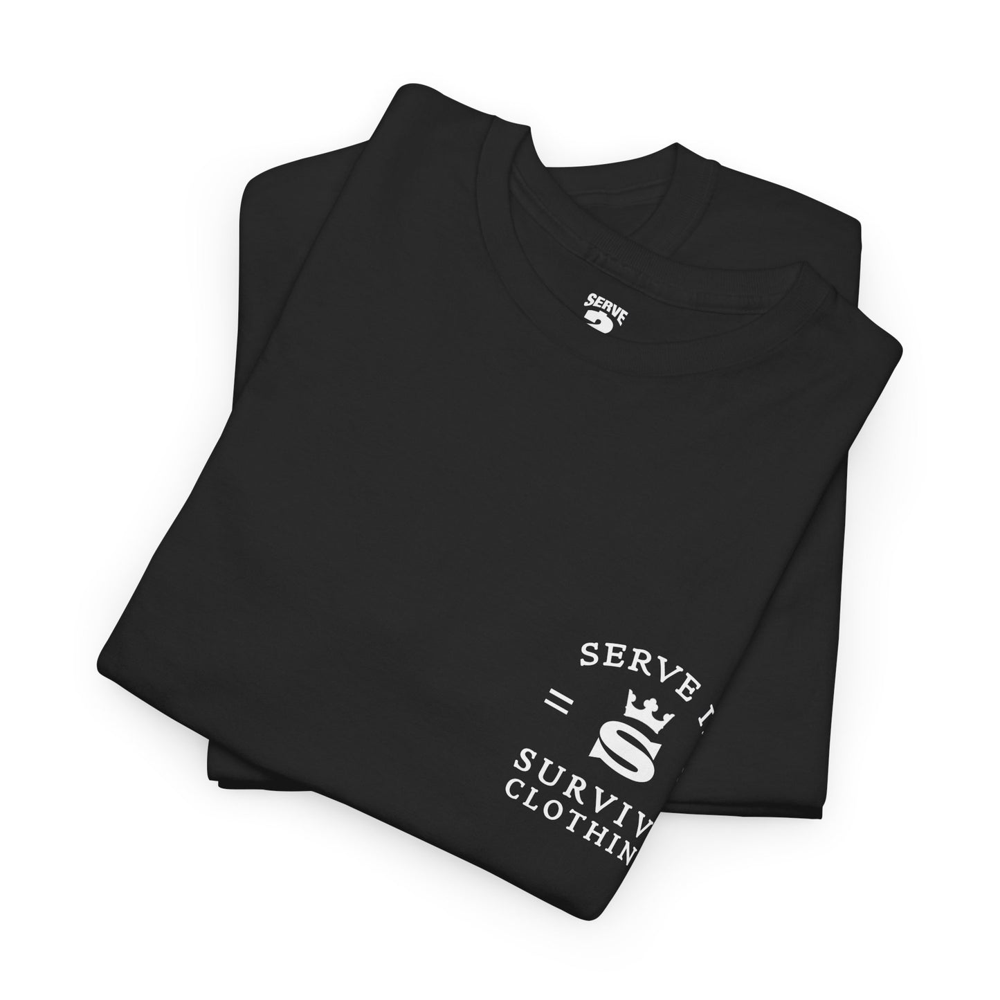 Serve 2 Survive® S2S Mark T-Shirt - Classic Stamp (White Logo)