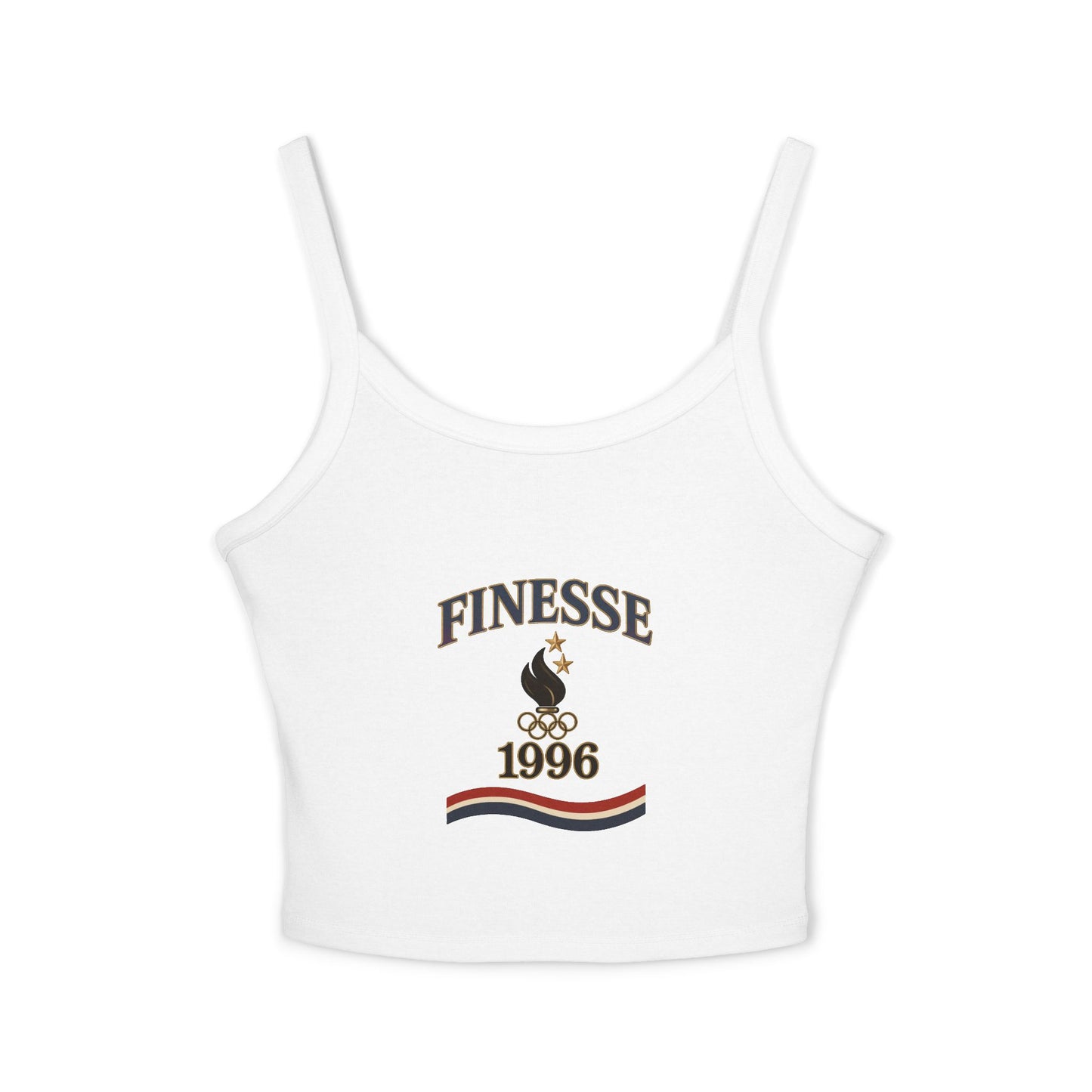 Serve 2 Survive® Finesse Olympics 1996 Spaghetti Strap Tank – Bella+Canvas 1012