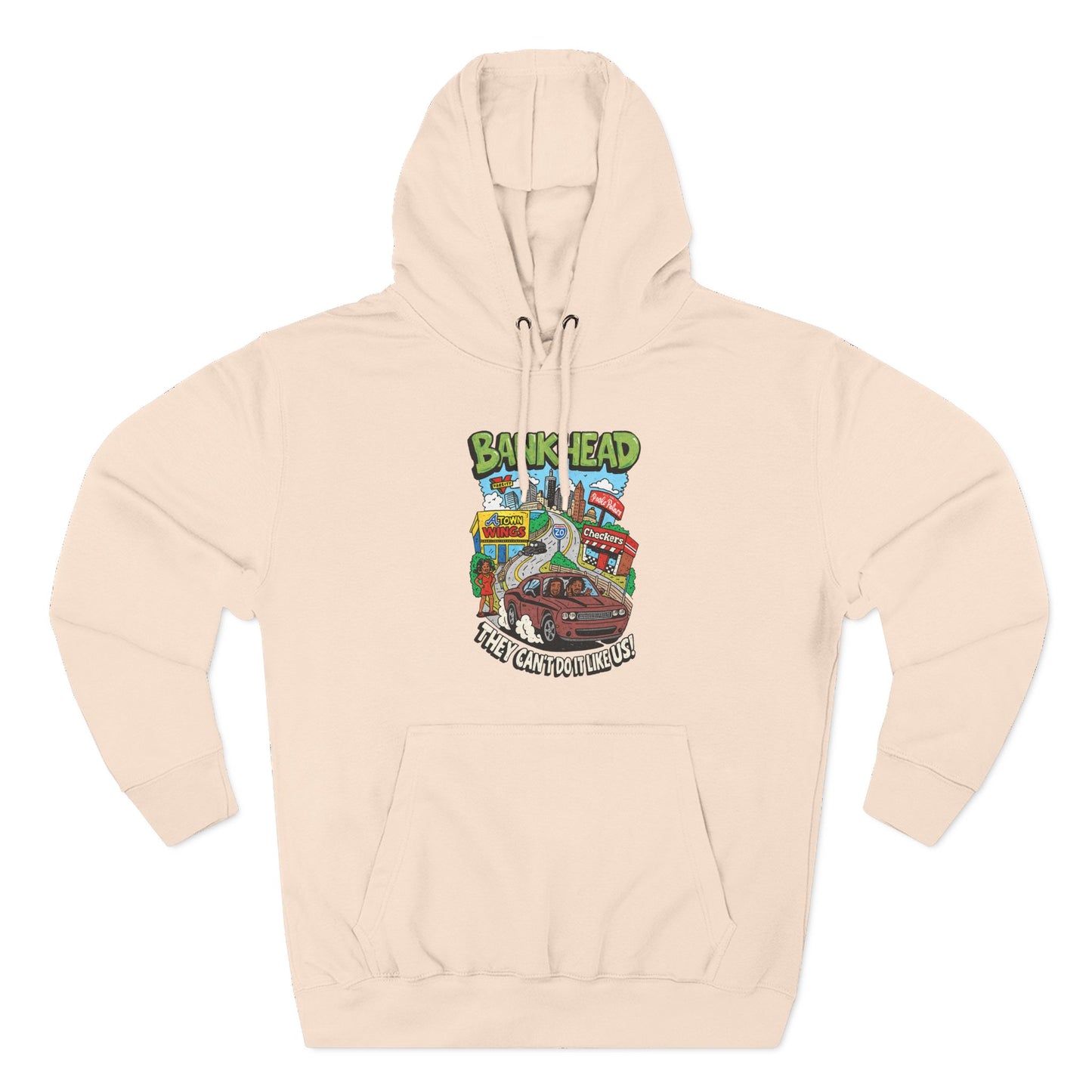 Serve 2 Survive® Bankhead Three-Panel Fleece Hoodie
