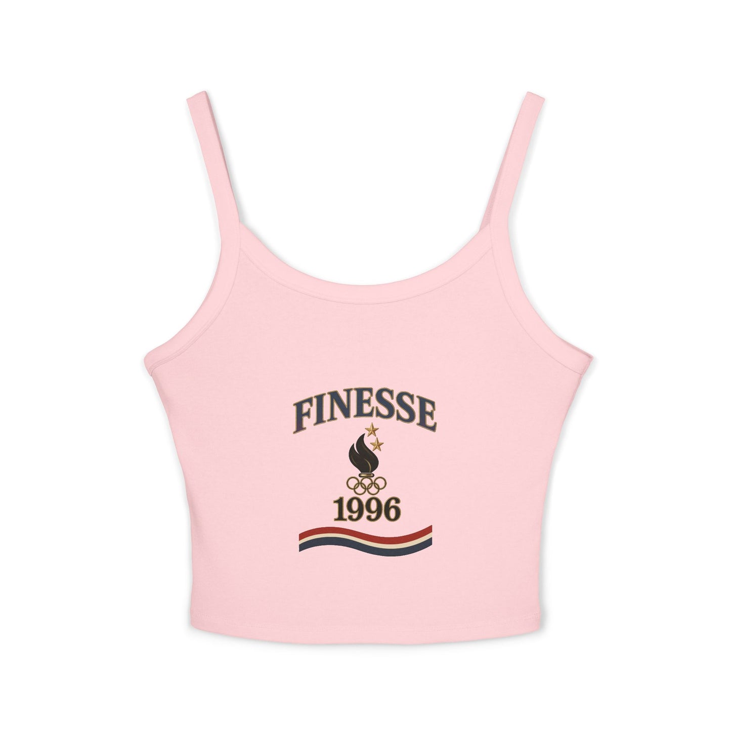 Serve 2 Survive® Finesse Olympics 1996 Spaghetti Strap Tank – Bella+Canvas 1012