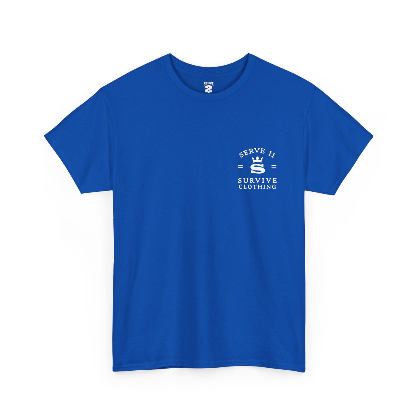 Serve 2 Survive® S2S Mark T-Shirt - Classic Stamp (White Logo)