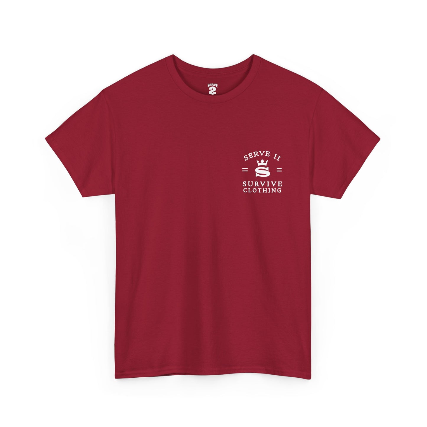 Serve 2 Survive® S2S Mark T-Shirt - Classic Stamp (White Logo)
