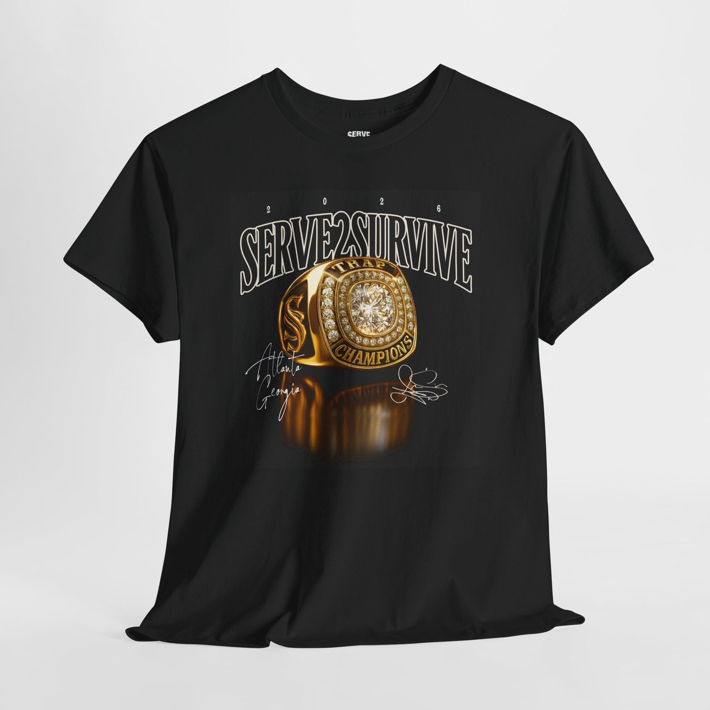 Serve 2 Survive® Trap Champions T-Shirt (Black)