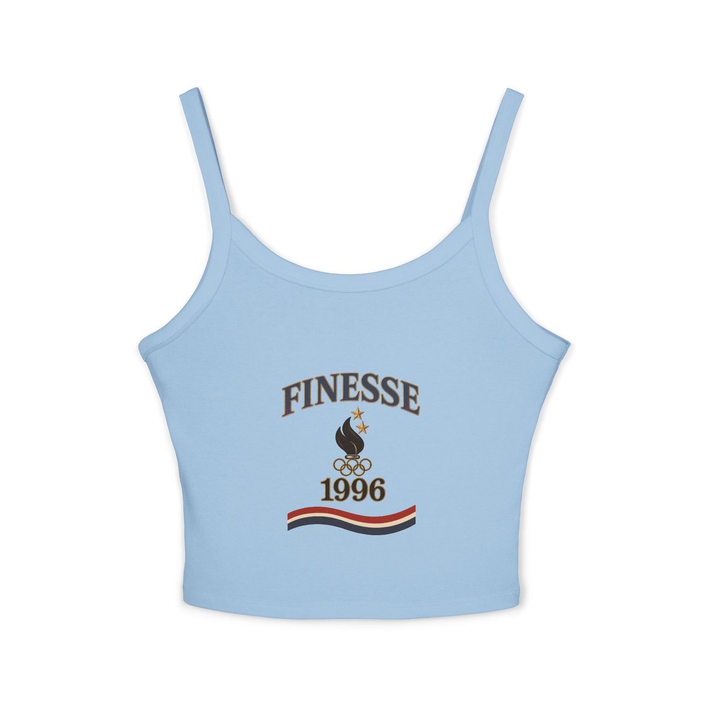 Serve 2 Survive® Finesse Olympics 1996 Spaghetti Strap Tank – Bella+Canvas 1012