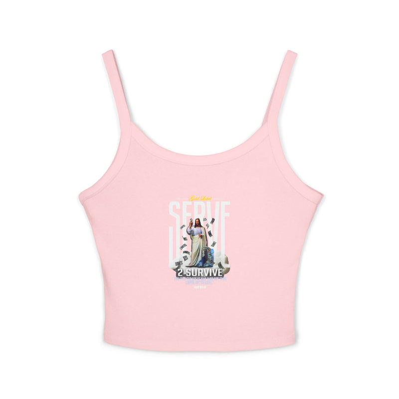 Serve God Women's Spaghetti Strap Tank Top