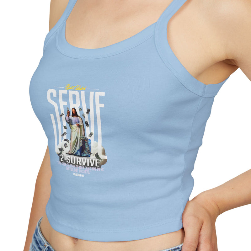 Serve God Women's Spaghetti Strap Tank Top