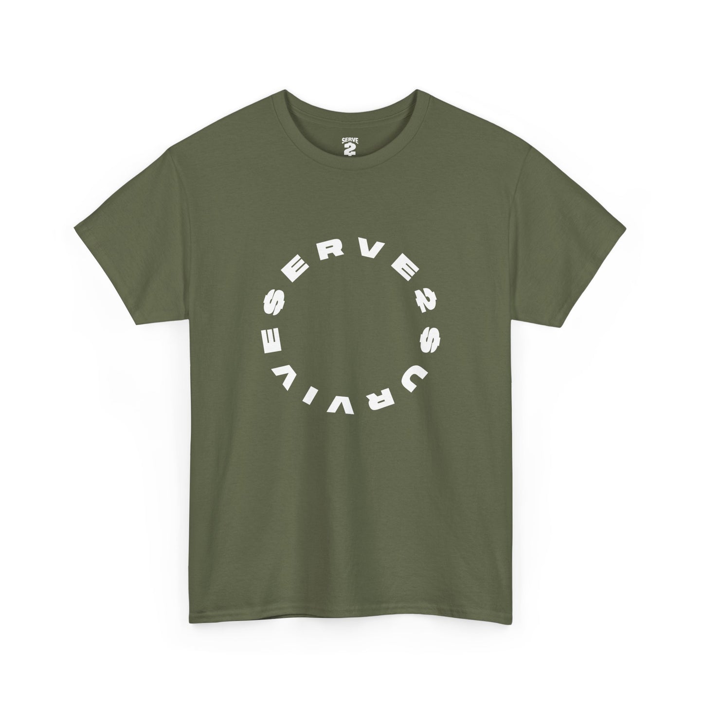 Serve 2 Survive® Winner's Circle T-Shirt (White Logo)
