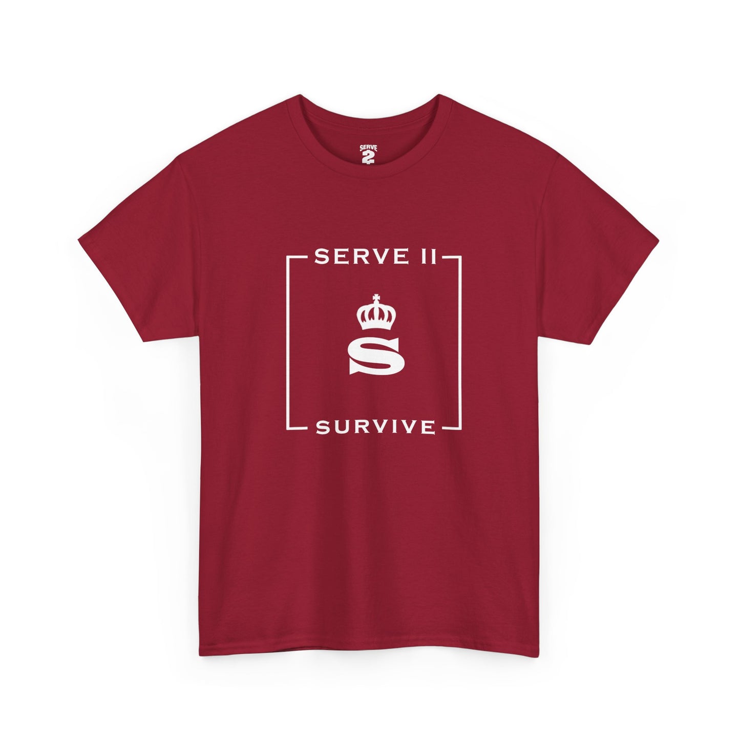 Serve 2 Survive® Le Embleme Blanc T-Shirt (White Logo)