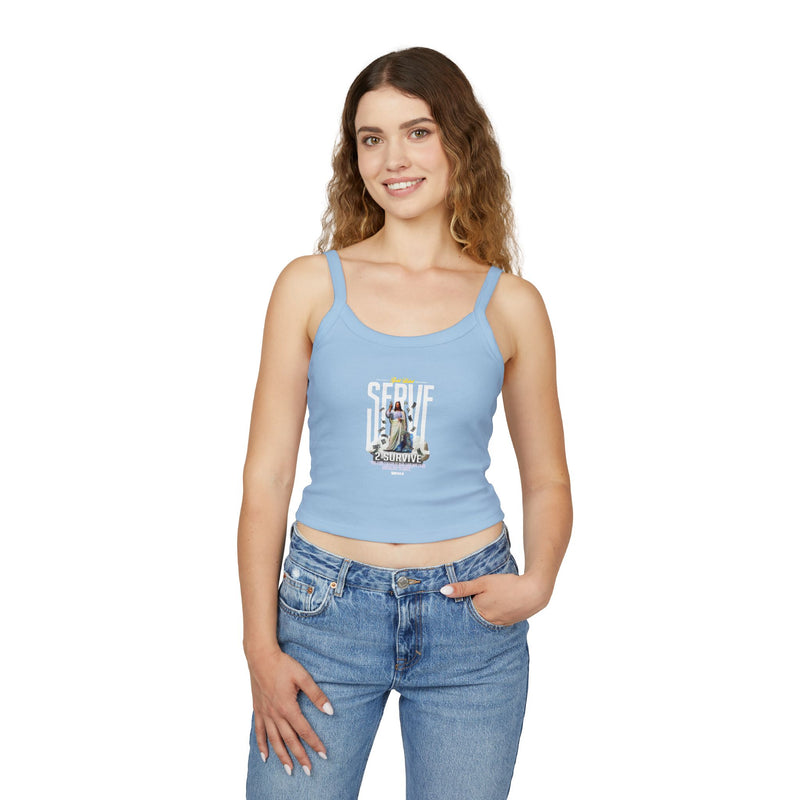 Serve God Women's Spaghetti Strap Tank Top