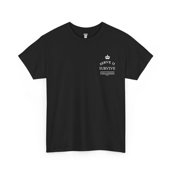 Crown Talk T-Shirt - Classic Stamp (White Logo)