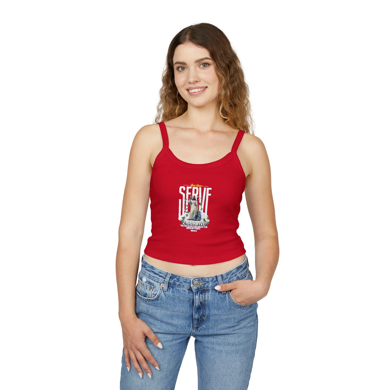 Serve God Women's Spaghetti Strap Tank Top