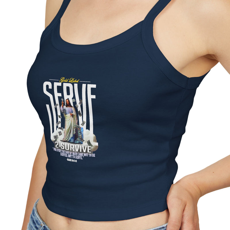 Serve God Women's Spaghetti Strap Tank Top