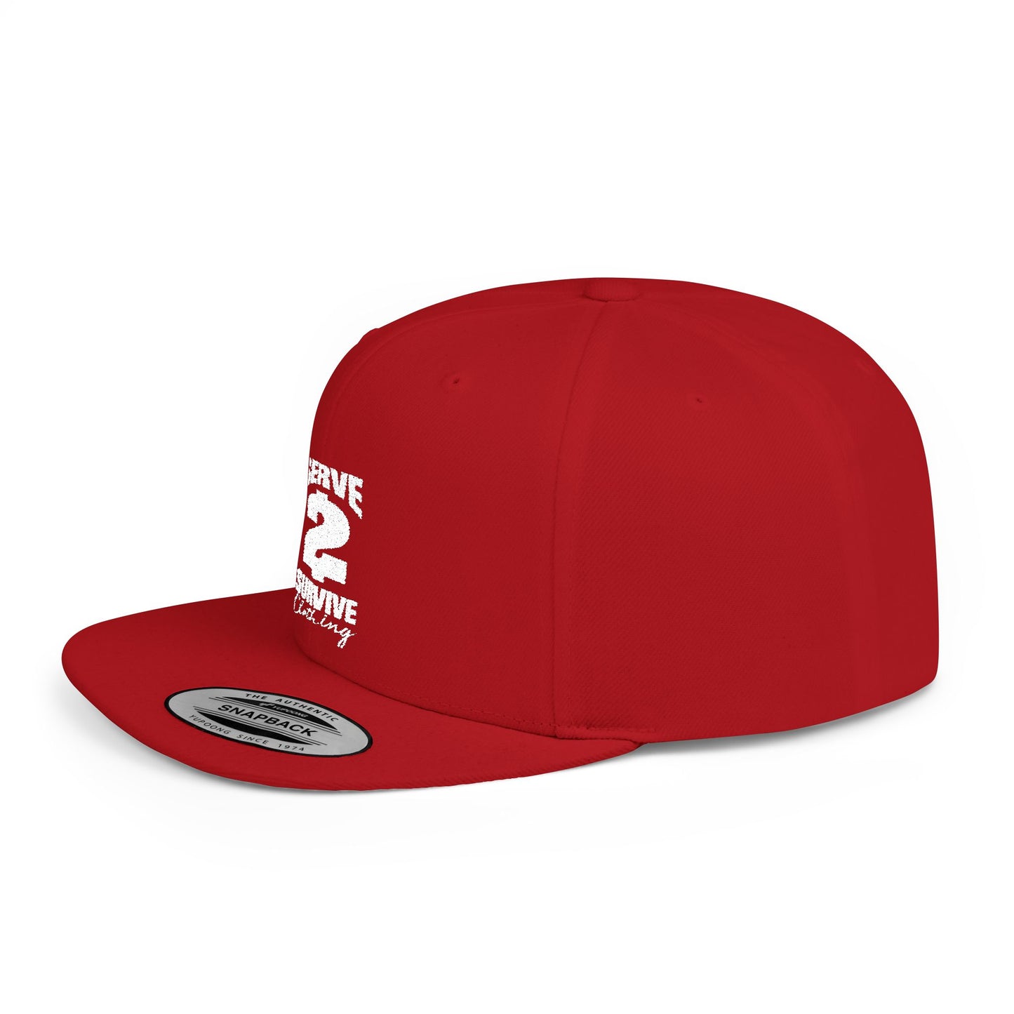 Serve 2 Survive® Logo Flat Bill Snapback Hat