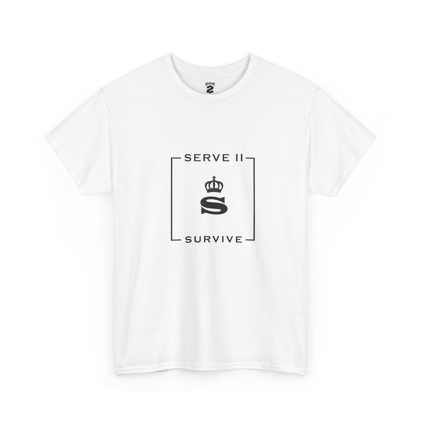 Serve 2 Survive® Le Embleme Blanc T-Shirt
