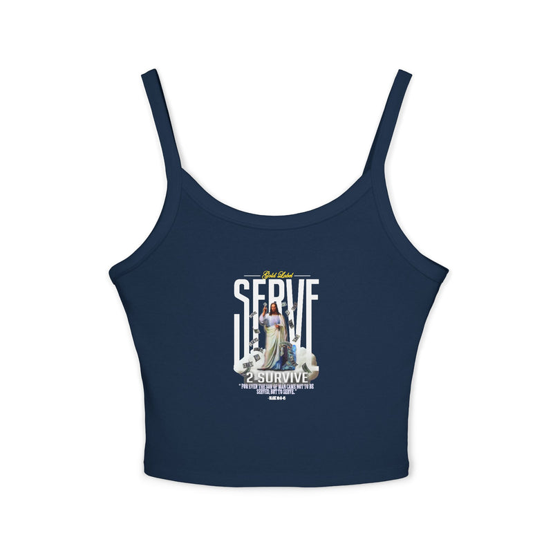 Serve God Women's Spaghetti Strap Tank Top