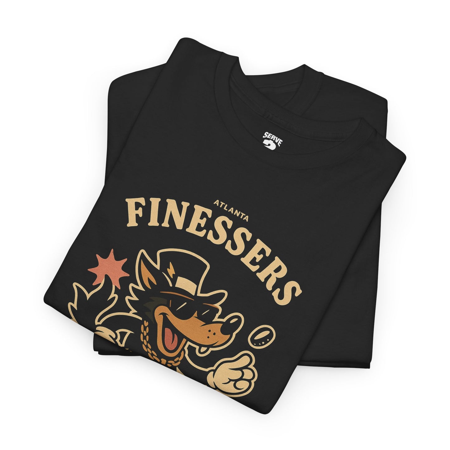 Serve 2 Survive® Finessers Gambling Club T-Shirt (Black)