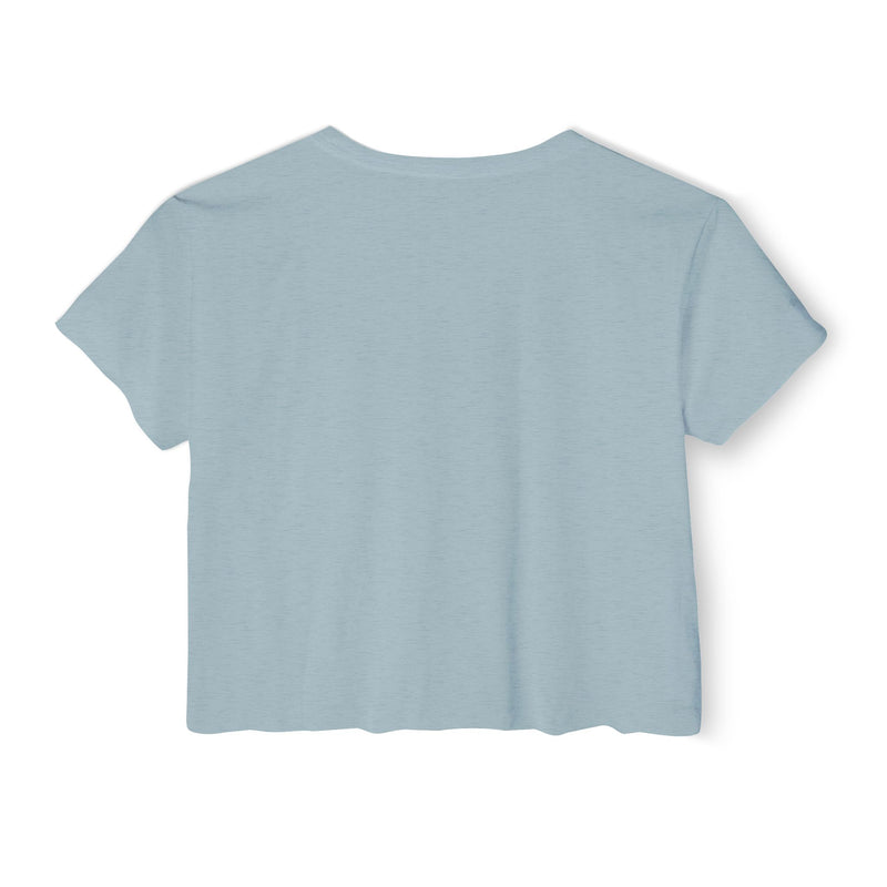 Popular Hustler Women's Festival Crop Top (White Logo)