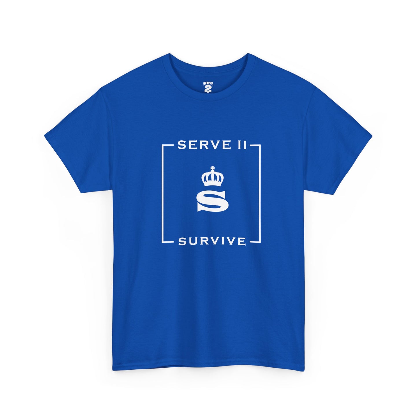 Serve 2 Survive® Le Embleme Blanc T-Shirt (White Logo)
