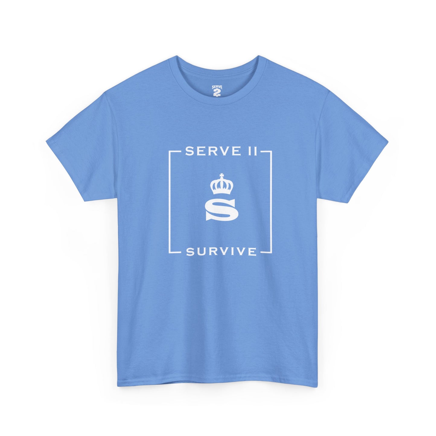 Serve 2 Survive® Le Embleme Blanc T-Shirt (White Logo)