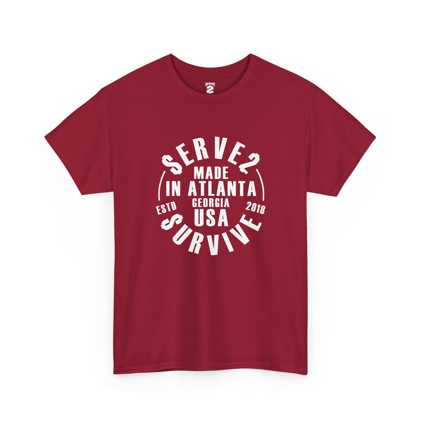 Serve 2 Survive® Made In Atlanta T-Shirt (White Logo)