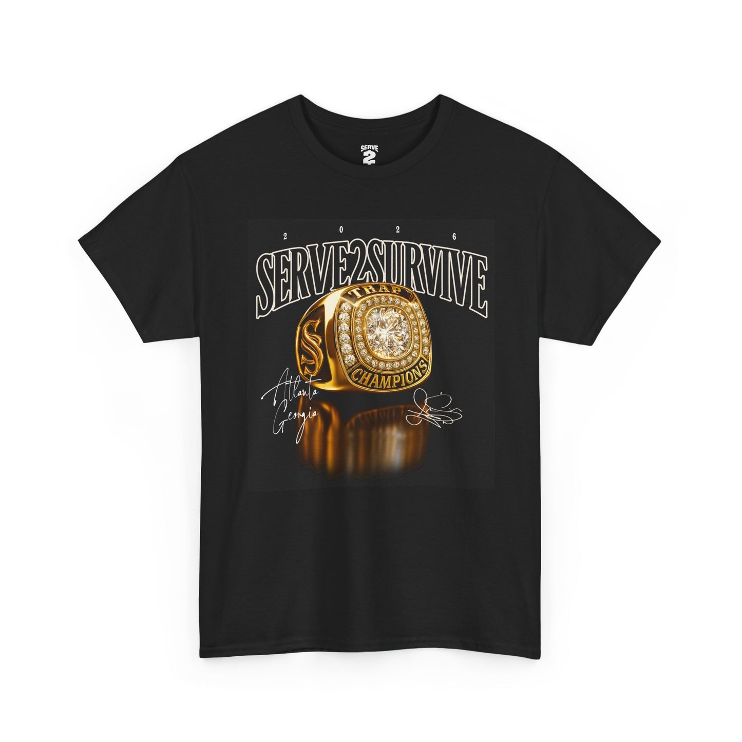 Serve 2 Survive® Trap Champions T-Shirt (Black)