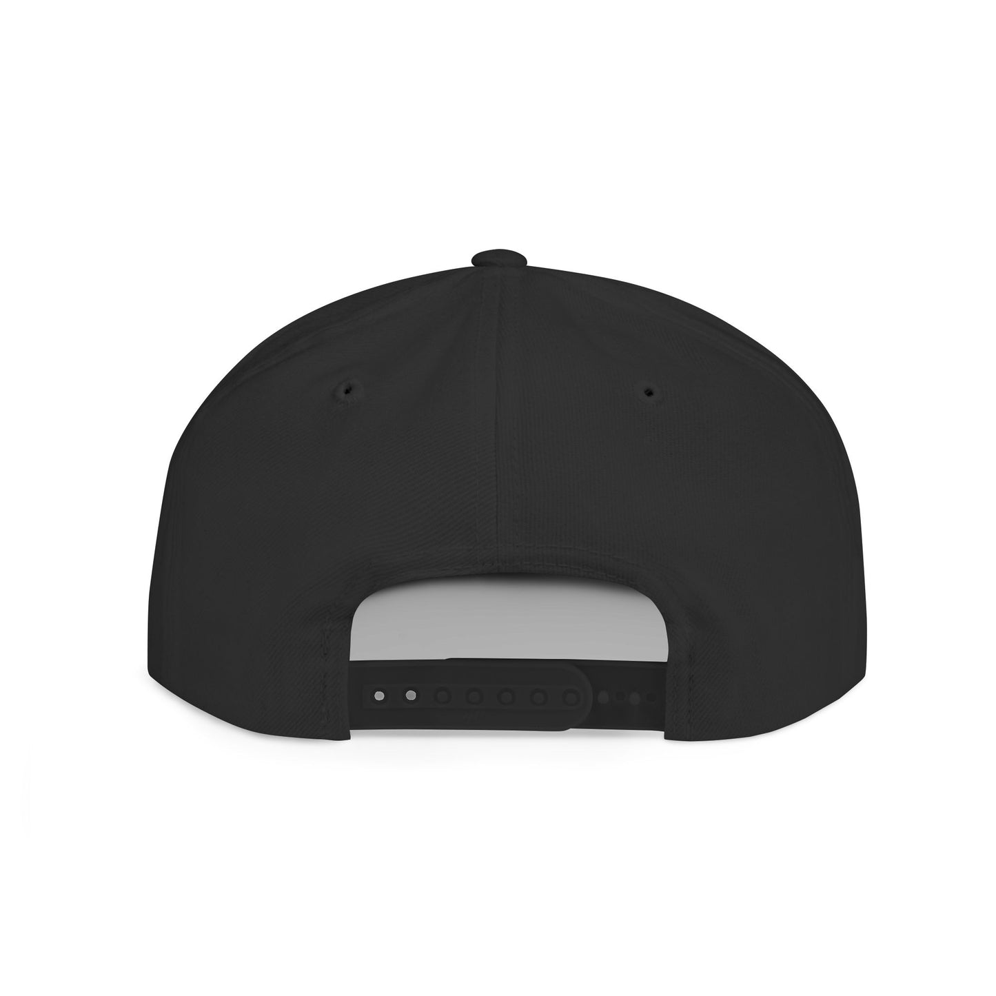Serve 2 Survive® Flat Bill Snapback Hat - Black 'Serve 2 Survive' Design