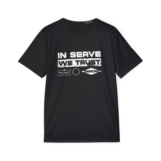 Serve 2 Survive® In Serve We Trust T-Shirt (No Strap)