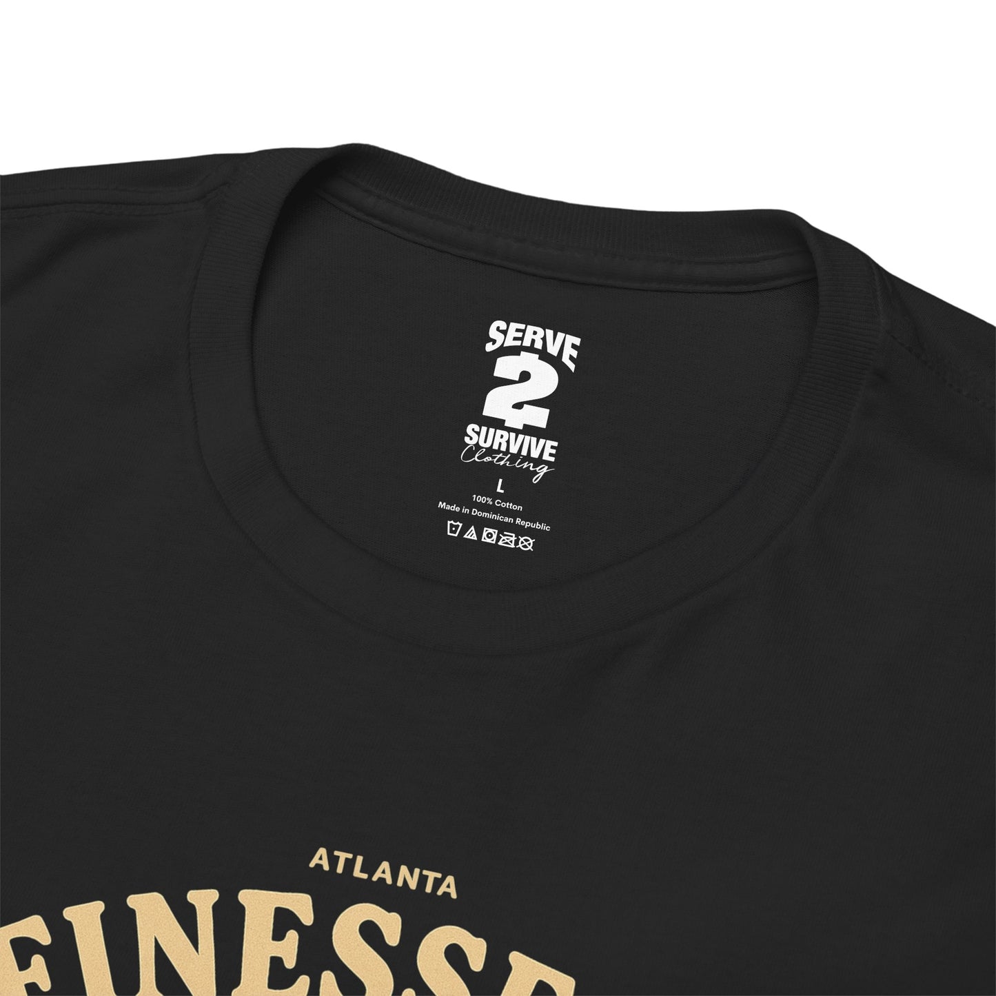 Serve 2 Survive® Finessers Gambling Club T-Shirt (Black)