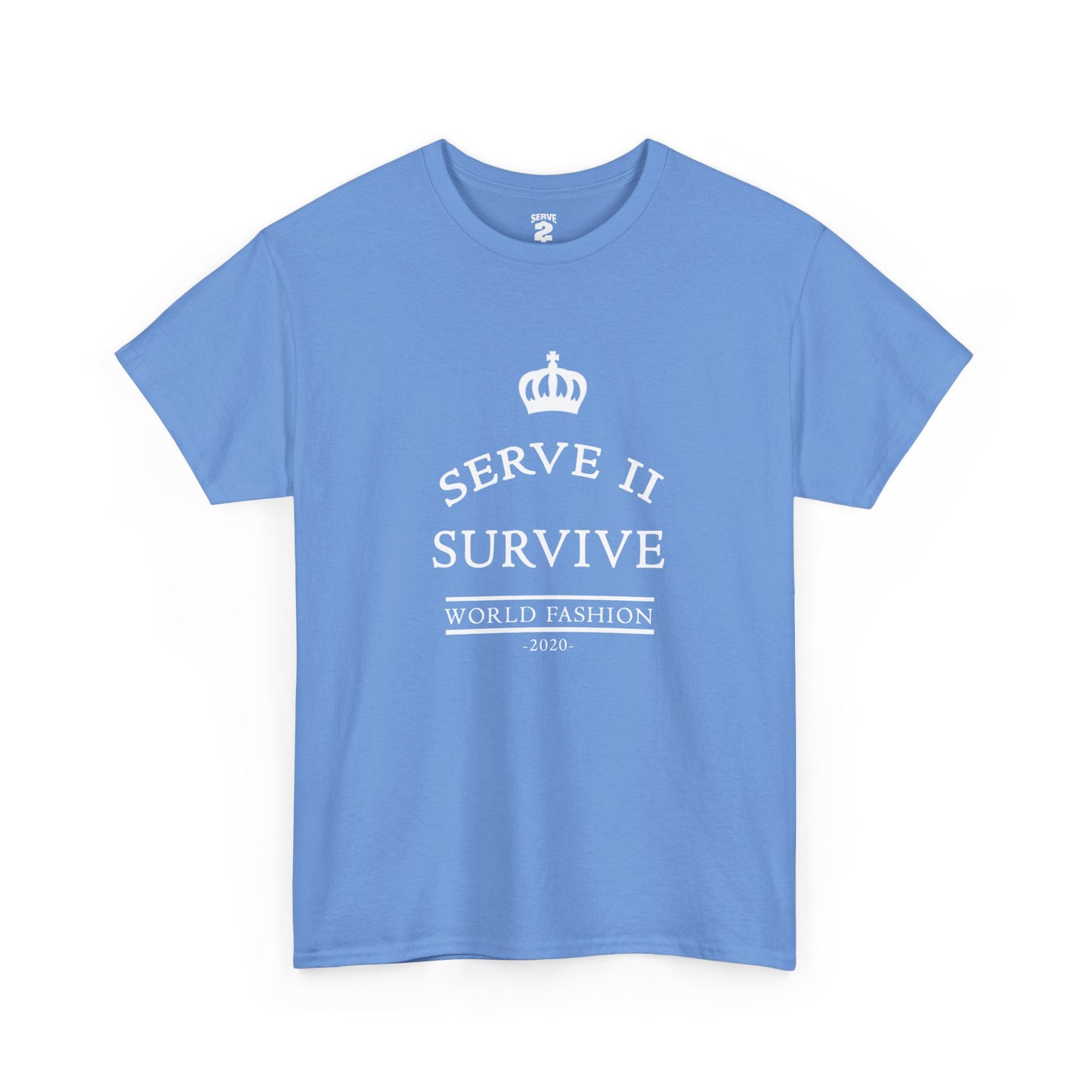Serve 2 Survive® Crown Talk T-Shirt (White Logo)