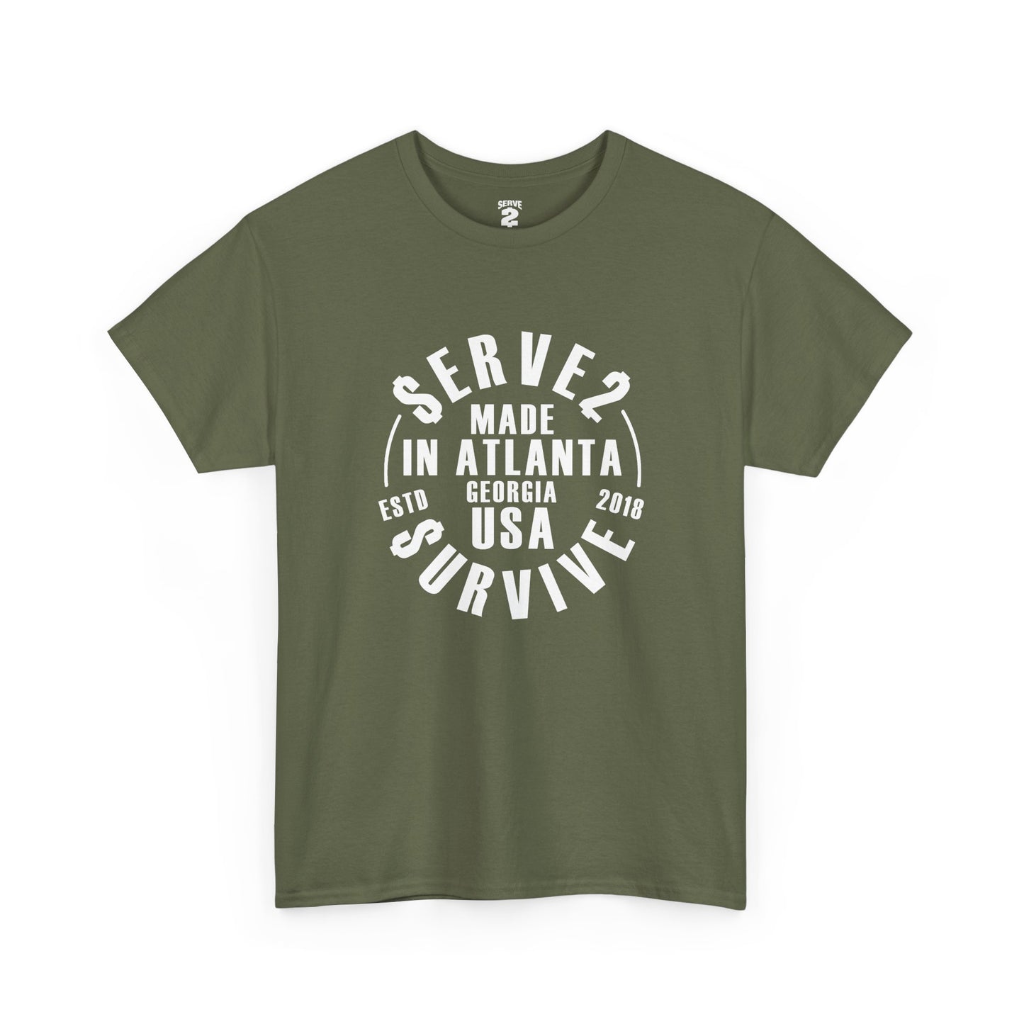 Serve 2 Survive® Made In Atlanta T-Shirt (White Logo)