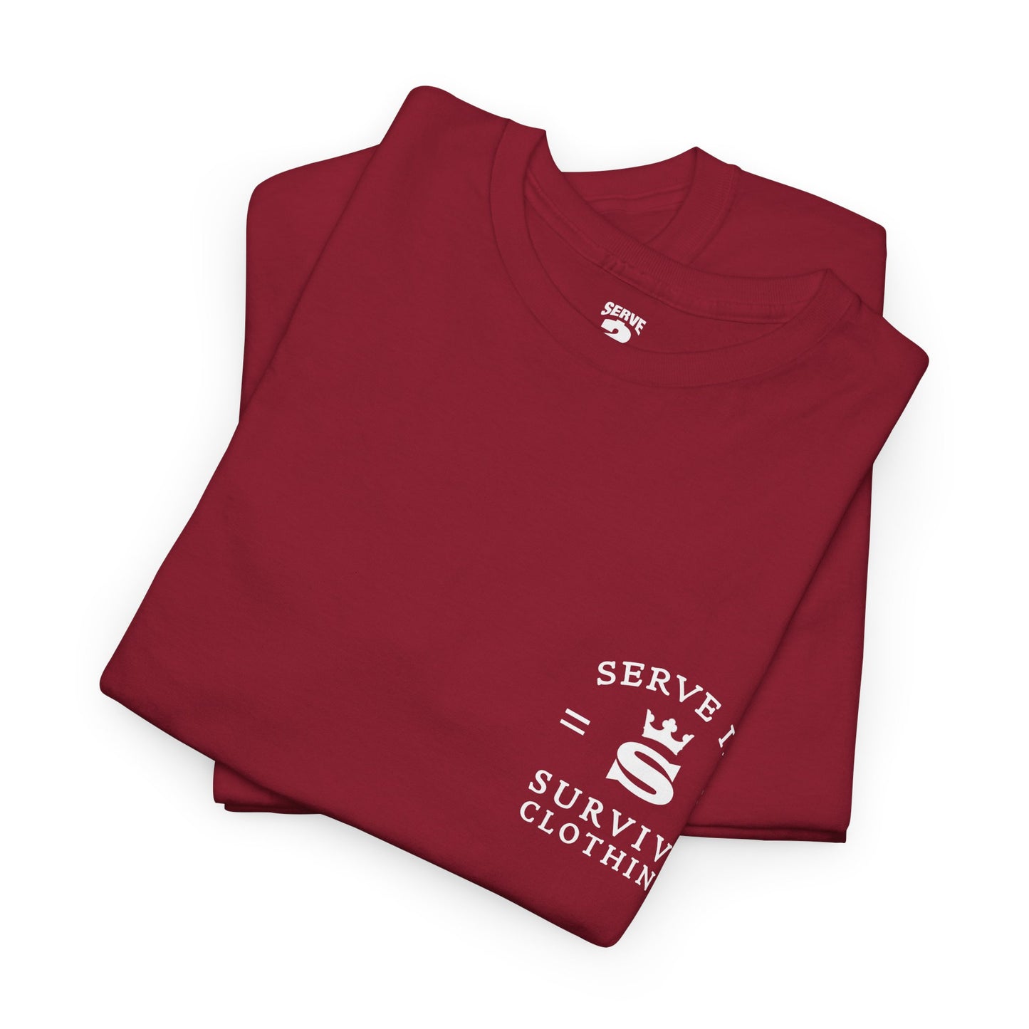 Serve 2 Survive® S2S Mark T-Shirt - Classic Stamp (White Logo)