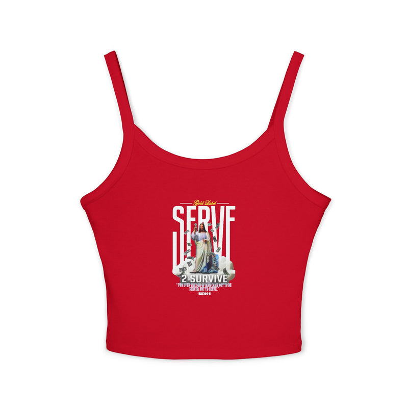 Serve God Women's Spaghetti Strap Tank Top