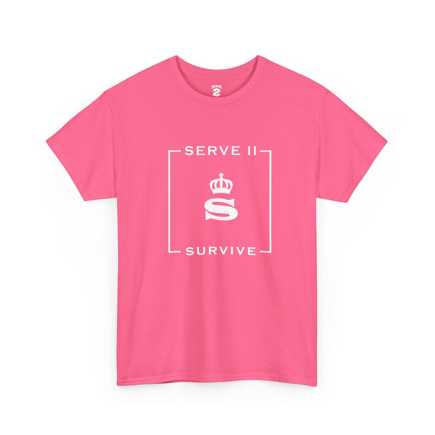 Serve 2 Survive® Le Embleme Blanc T-Shirt (White Logo)
