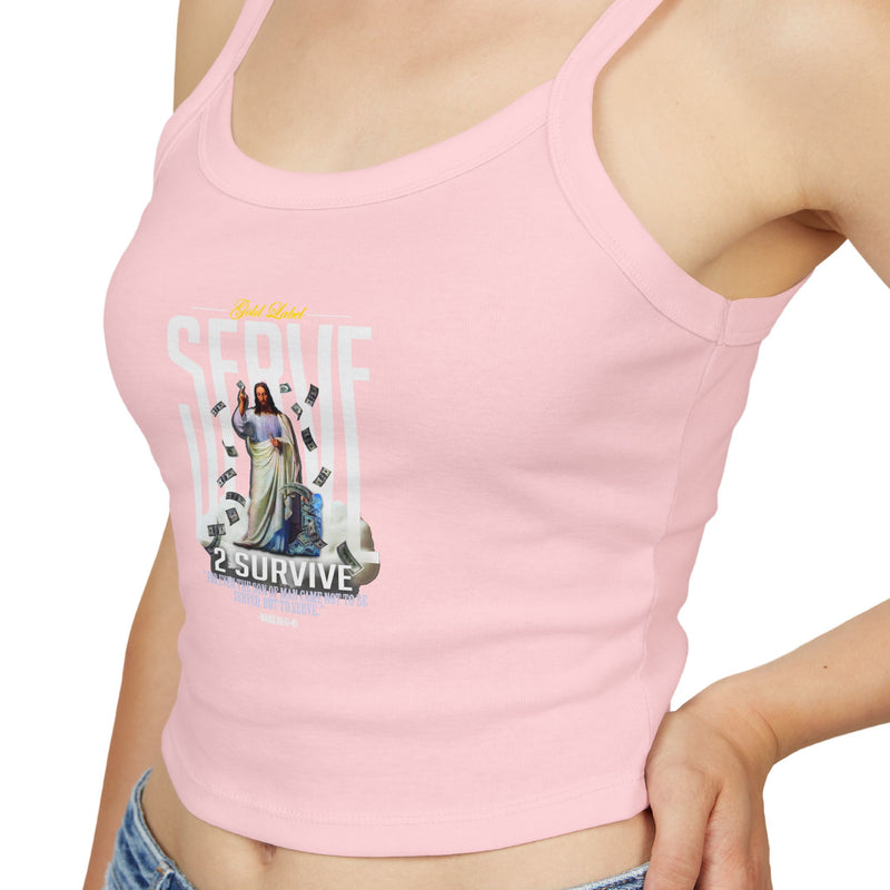 Serve God Women's Spaghetti Strap Tank Top