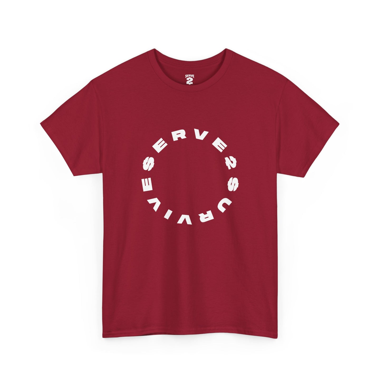 Serve 2 Survive® Winner's Circle T-Shirt (White Logo)