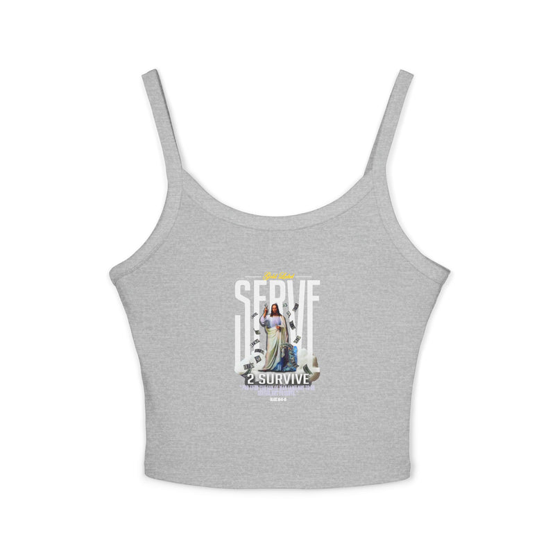 Serve God Women's Spaghetti Strap Tank Top