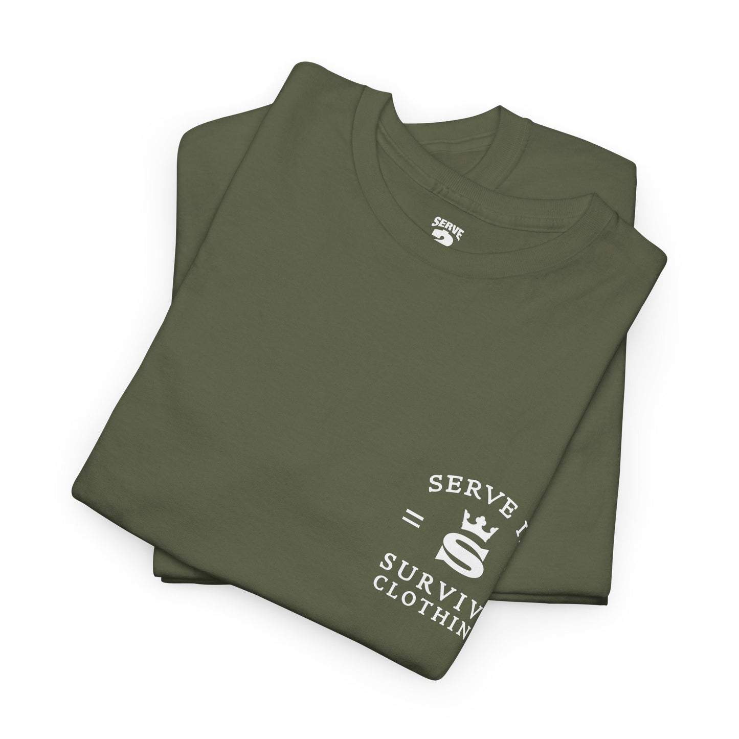 Serve 2 Survive® S2S Mark T-Shirt - Classic Stamp (White Logo)