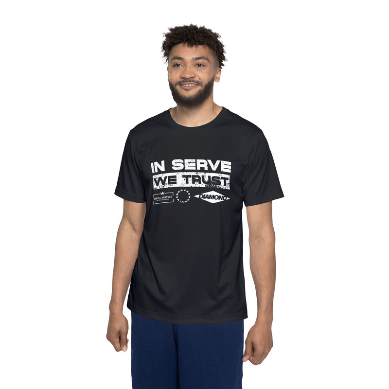 In Serve We Trust T-Shirt (No Strap)