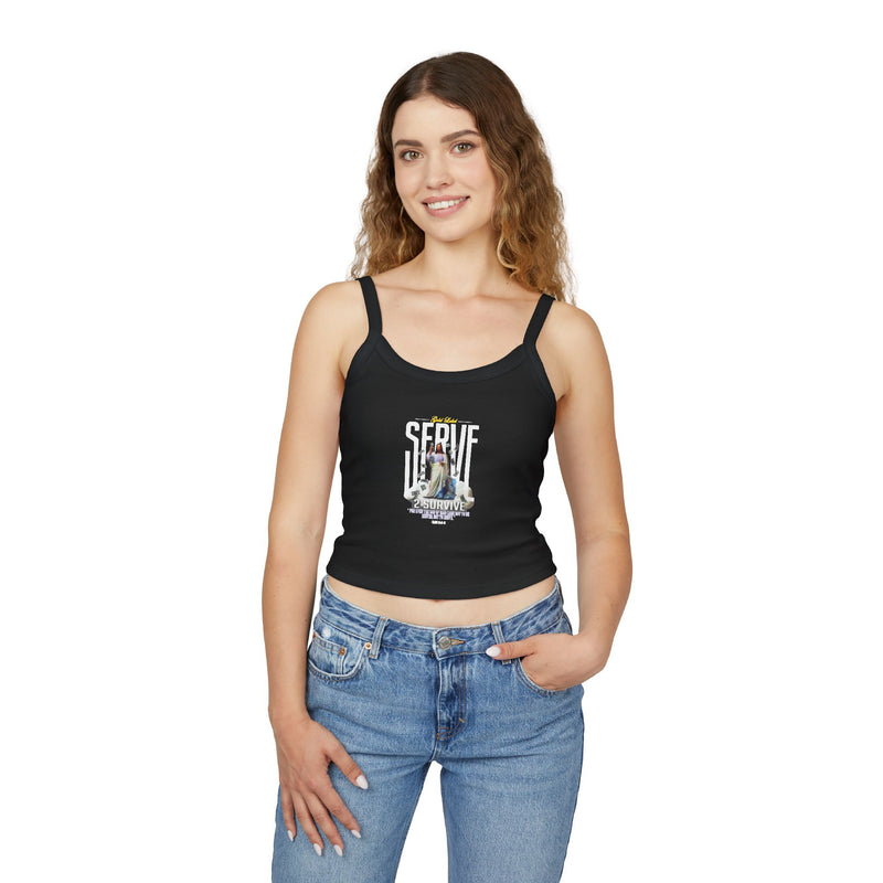 Serve God Women's Spaghetti Strap Tank Top