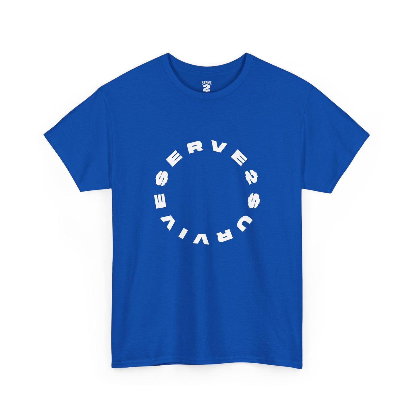 Serve 2 Survive® Winner's Circle T-Shirt (White Logo)