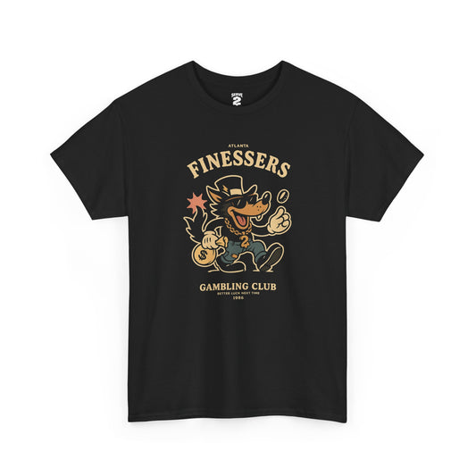 Serve 2 Survive® Finessers Gambling Club T-Shirt (Black)