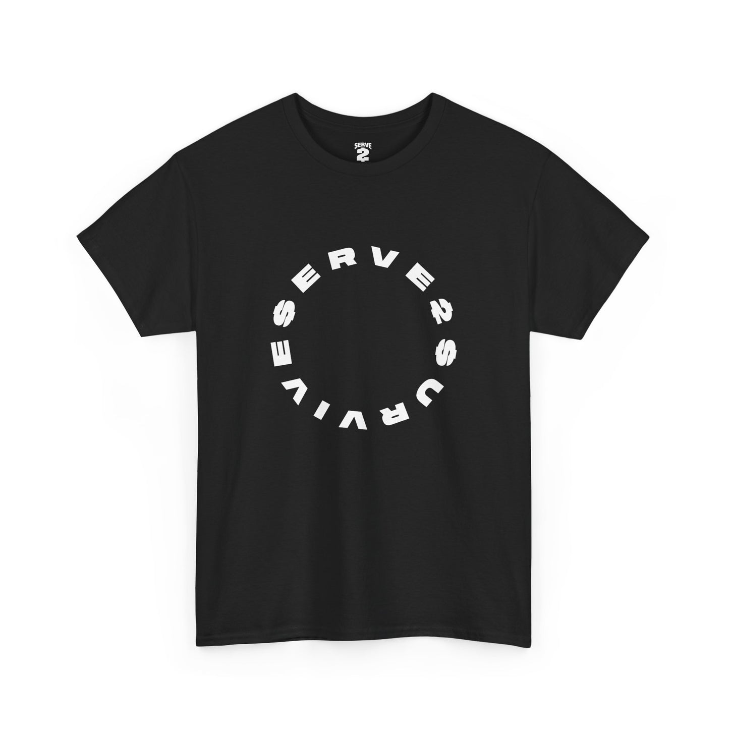 Serve 2 Survive® Winner's Circle T-Shirt (White Logo)