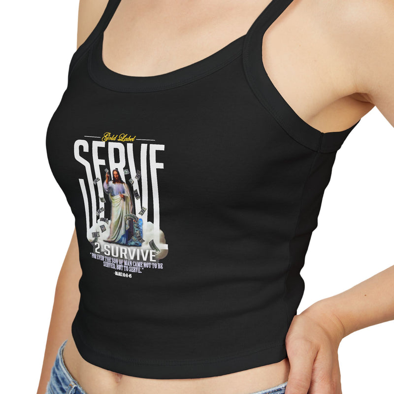Serve God Women's Spaghetti Strap Tank Top