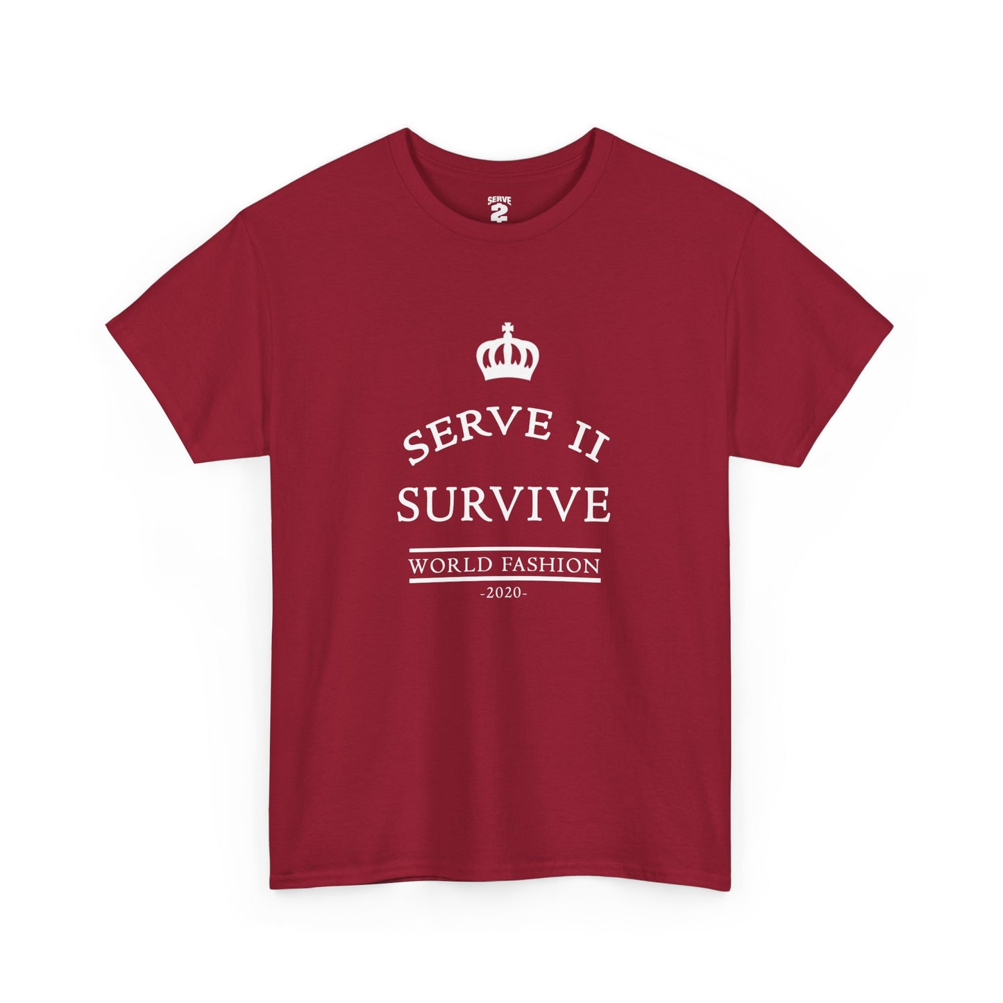 Serve 2 Survive® Crown Talk T-Shirt (White Logo)
